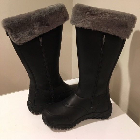 ugg black tall boots sale